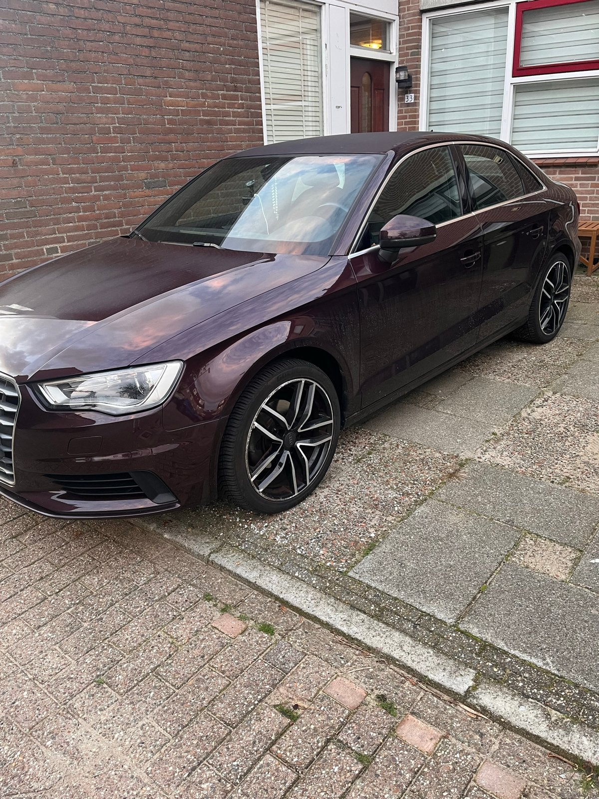 Audi A3 1.4TFSI 110KW COD Sedan S-tr 2015 Rood, 4 cilinders, Leder en Stof, Origineel Nederlands, 1395 cc