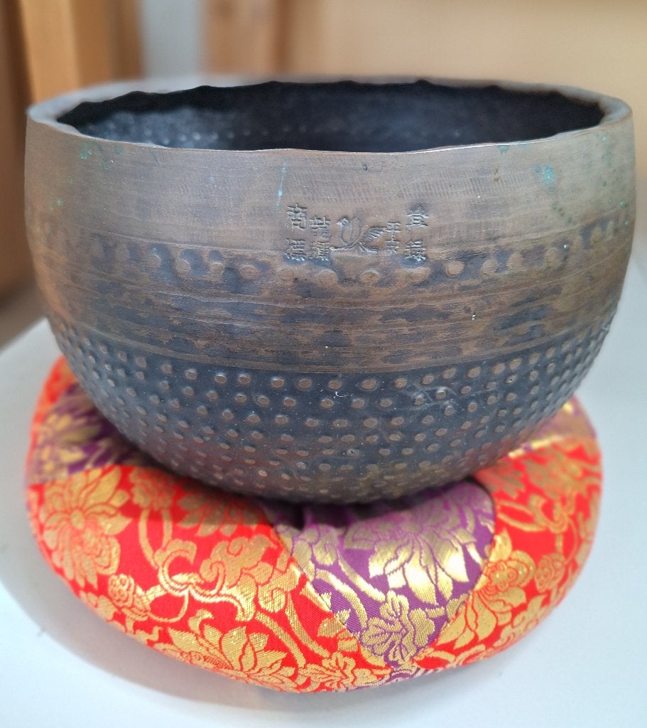 authentieke japanse zen tempel klankschaal, sanghaschaal, Ophalen of Verzenden