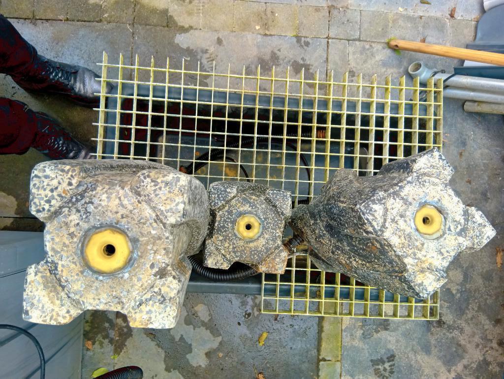 UBBINK Waterornament COMPLEET metLED, Pomp & Groot Reservoir, Tuin en Terras, Ophalen of Verzenden, Gebruikt, Waterornament