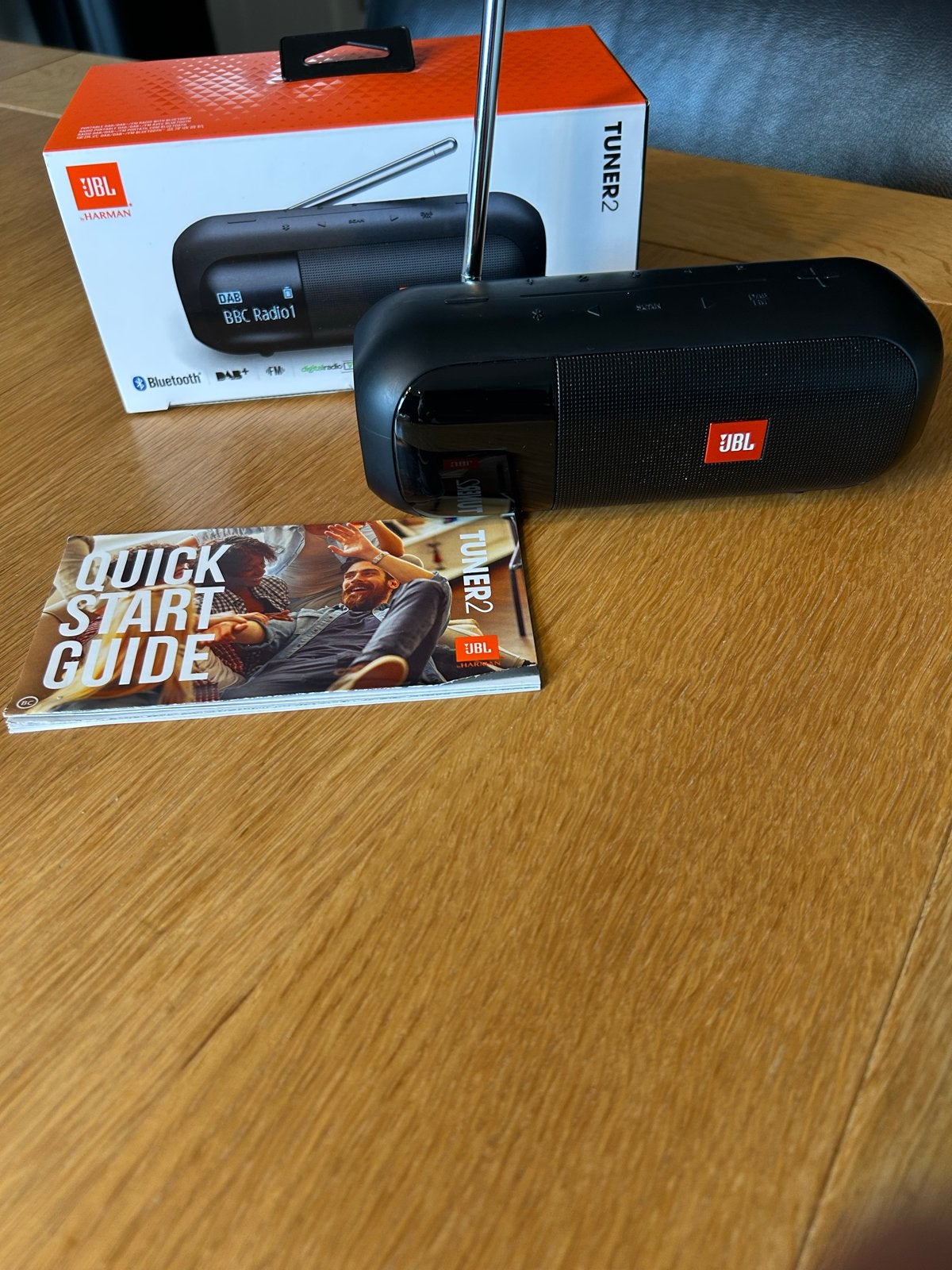 JBL Tuner 2 Draagbare DAB/FM Radio met Bluetooth, Verzenden, Zo goed als nieuw, Radio