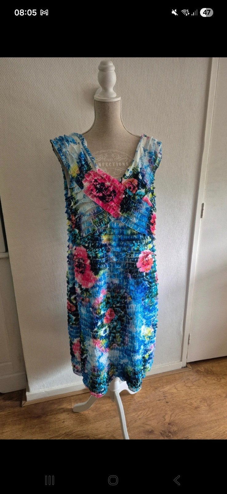 Zomerjurk maat 46, Ophalen of Verzenden, Zo goed als nieuw, Maat 46/48 (XL) of groter, Onder de knie