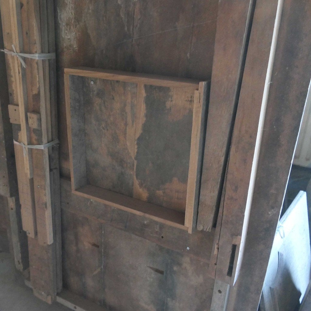 Stoere antieke boerentafel 203x105 teak TQ62 landelijk SALE, Ophalen of Verzenden
