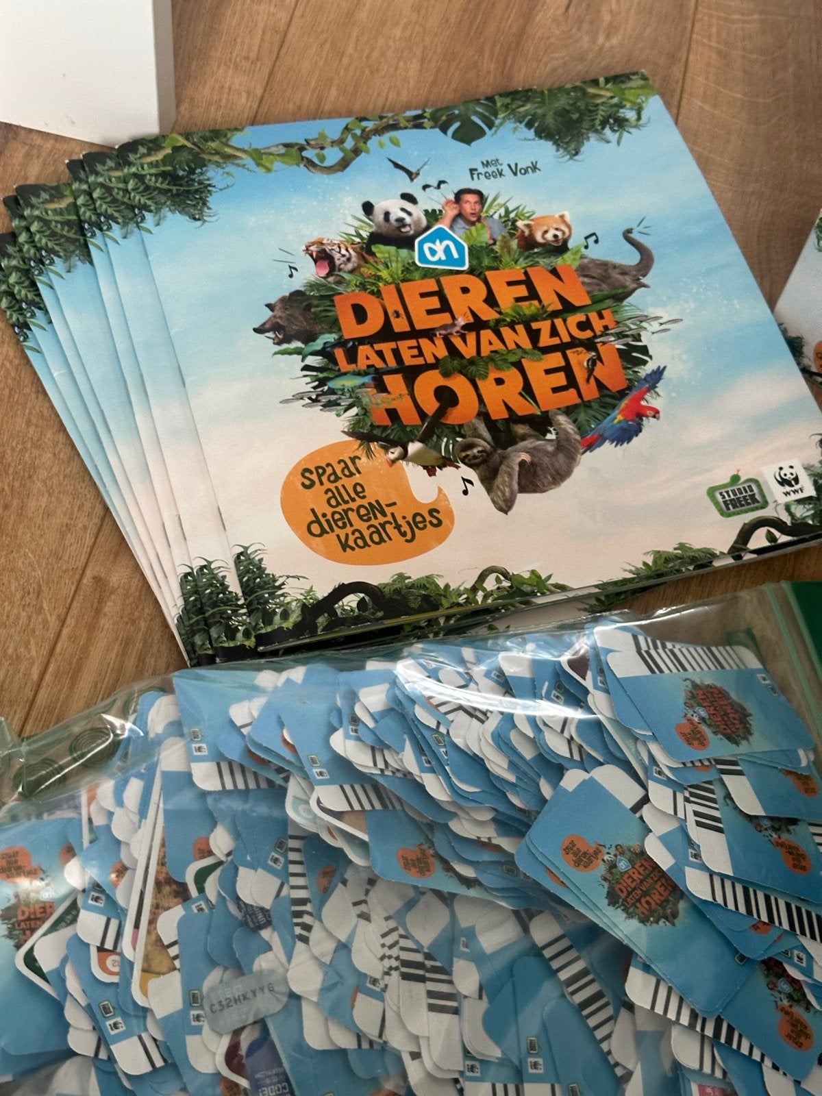 Freek Vonk Dieren Laten Van Zich Horen collectie + scanner, Albert Heijn, Ophalen of Verzenden