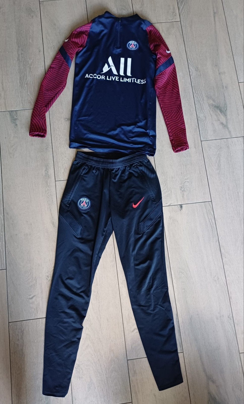 PSG Trainingspak Nike Dri-Fit Maat XS, Kleding | Heren, Sportkleding, Blauw, Nike, Ophalen of Verzenden, Voetbal