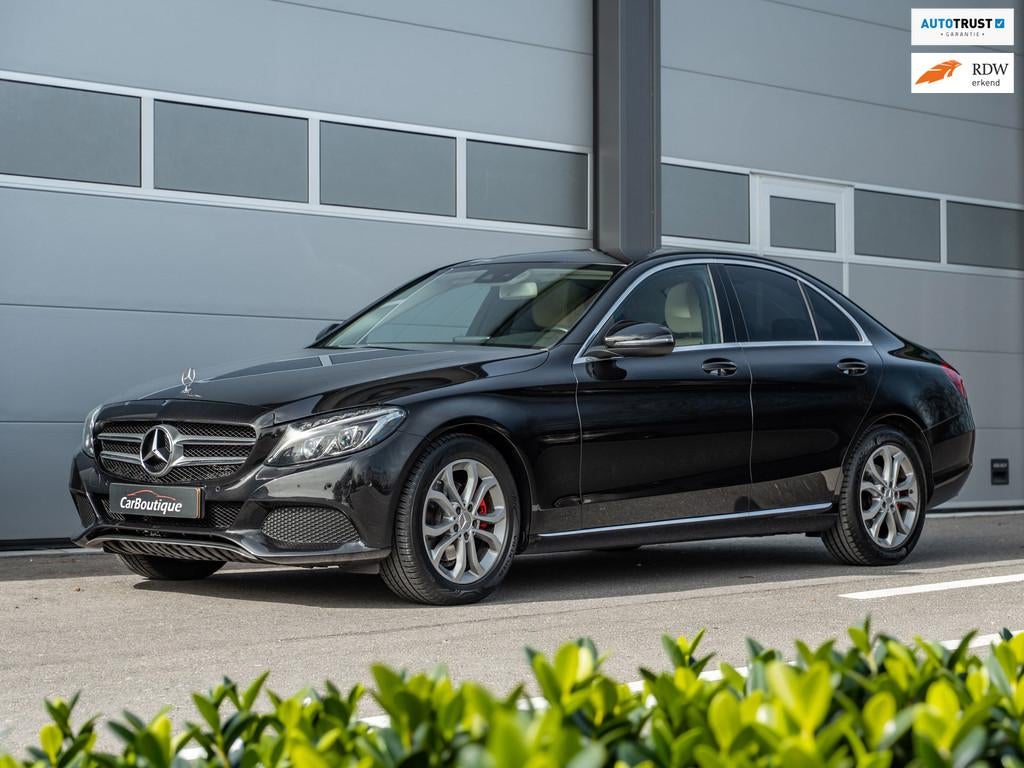 Mercedes-Benz C-klasse 200 Sport Edition Premium Plus I Pano, Automaat, Euro 6, 4 cilinders, Zwart