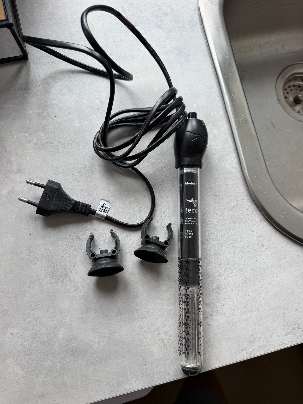 Aquarium verwarming 50W, Ophalen of Verzenden, Verwarming, Gebruikt