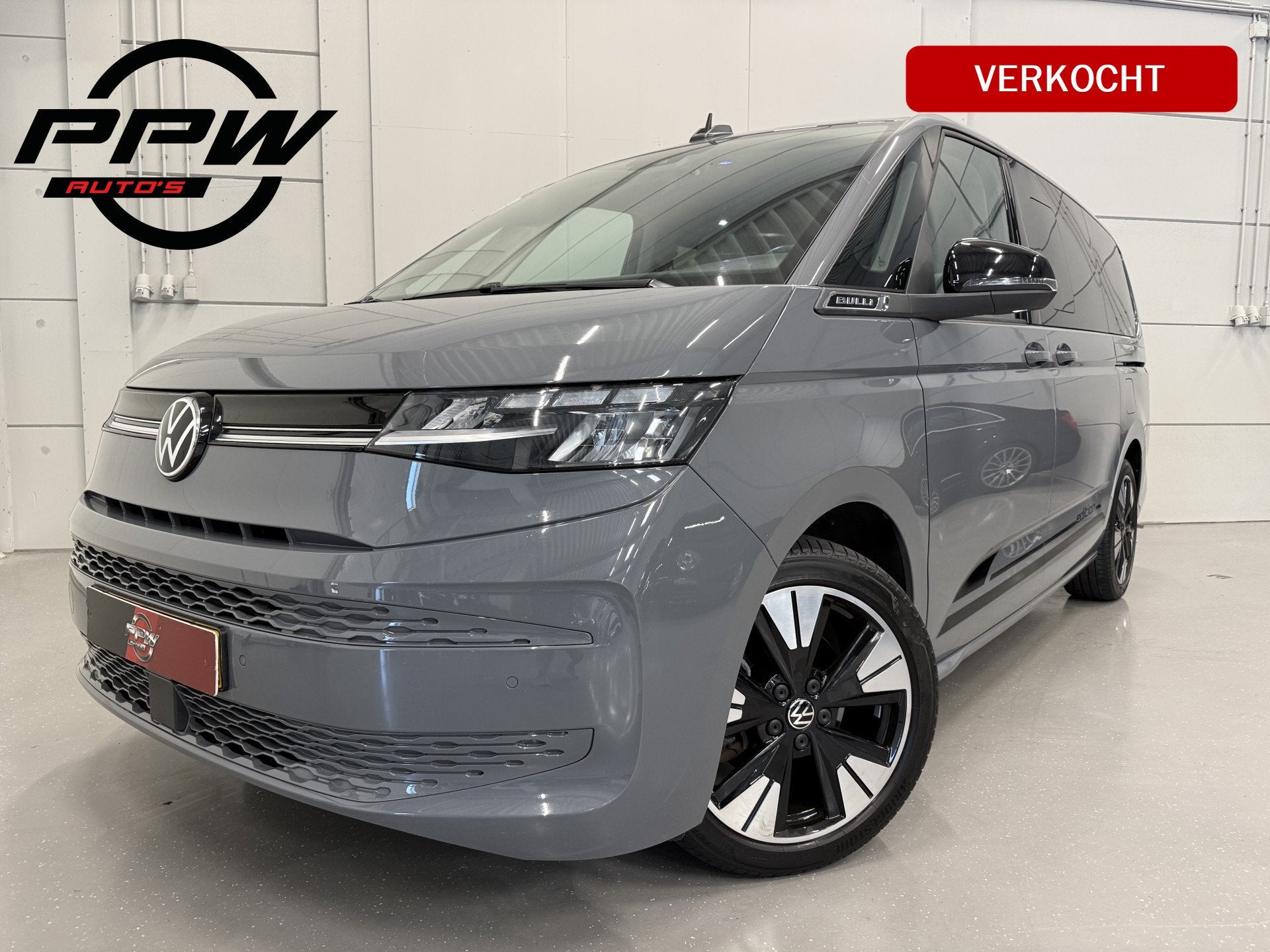 Volkswagen Multivan 1.4 eHybrid L2 BULLI EDITION 7p. PURE-GR, Stof, Gebruikt, Zwart, Met garantie (alle)