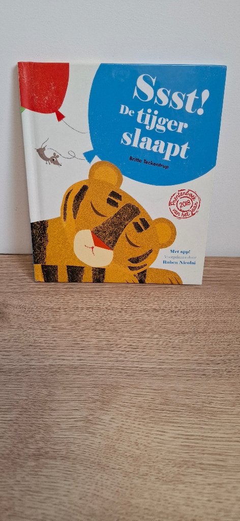 Ssst! De Tijger Slaapt Compacte Mini Editie met app, Boeken, Fictie algemeen, Jongen of Meisje, Ophalen of Verzenden, Voorleesboek