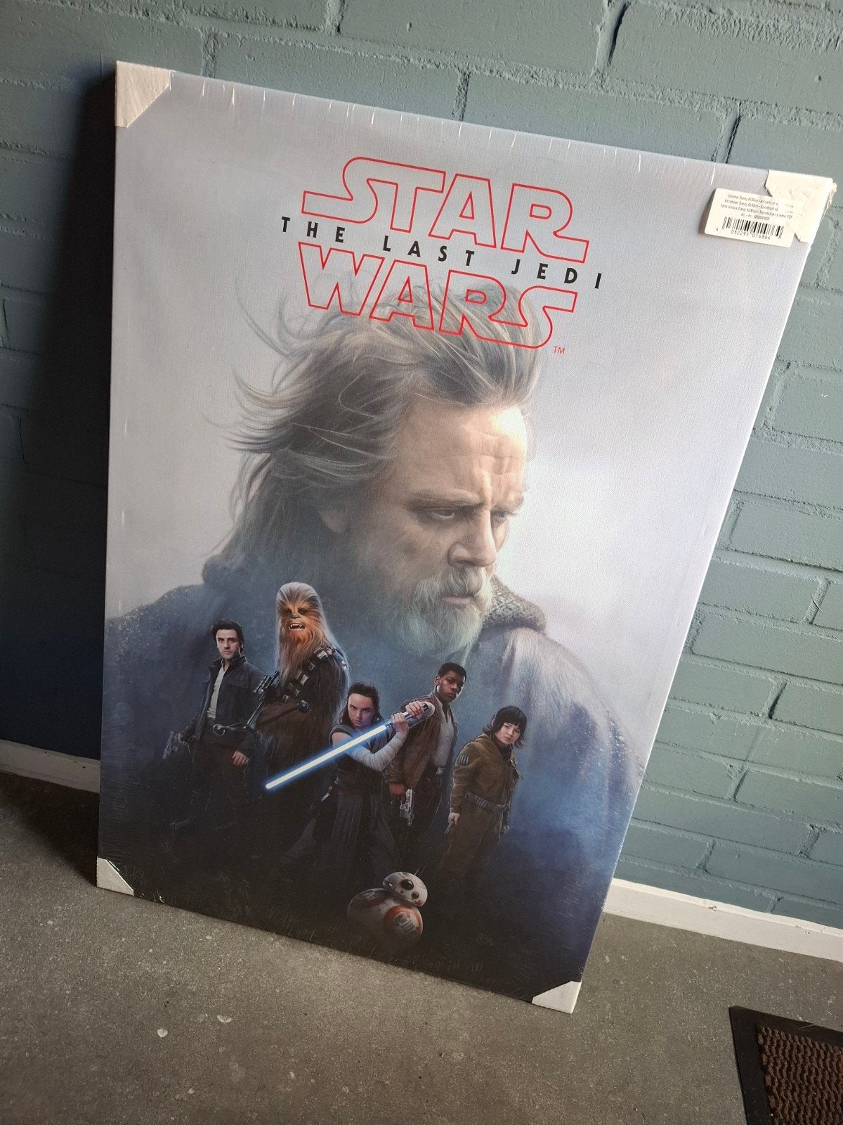Star Wars: The Last Jedi Canvas - Nieuw in plastic, Ophalen, Nieuw, Print, 75 – 100