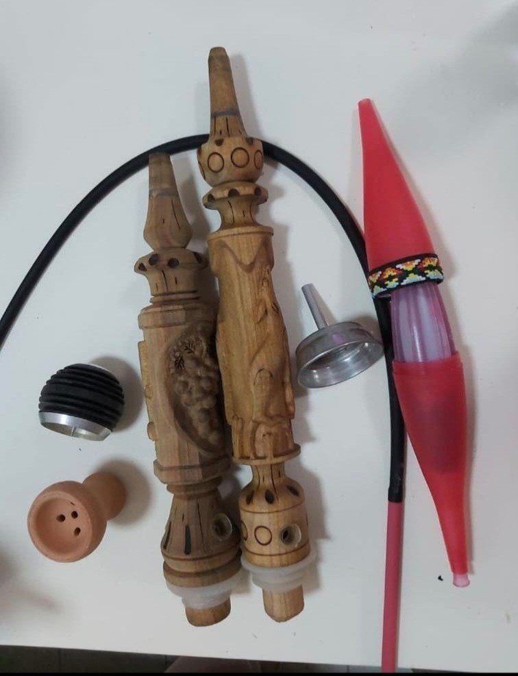 Handmade hookah wood, Ophalen