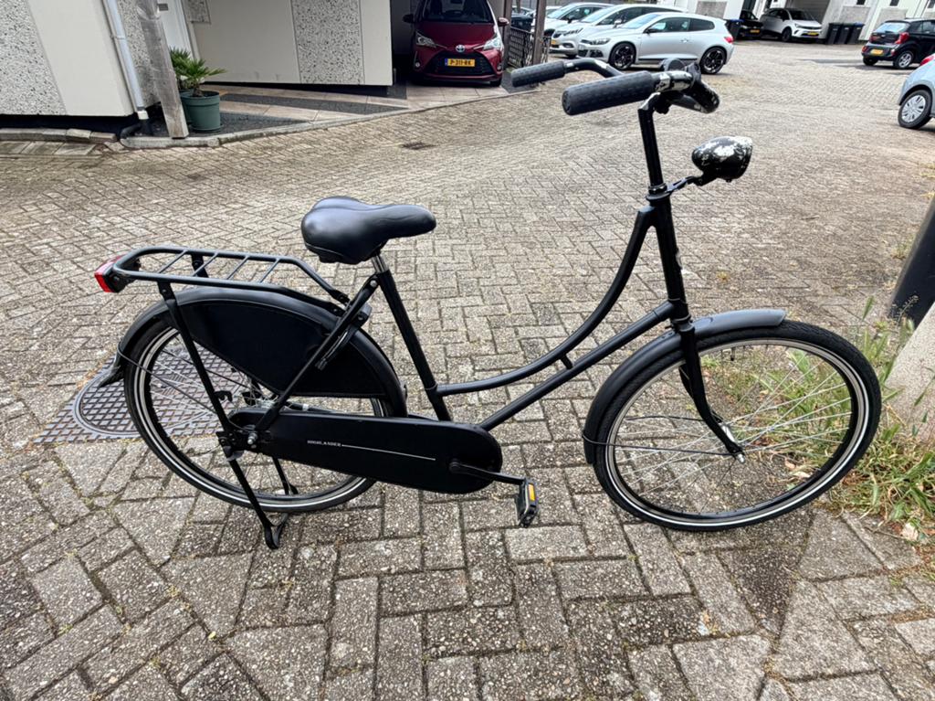 Meisjesfiets 26 inch, Fietsen en Brommers, Fietsen | Dames | Omafietsen, Minder dan 47 cm, Ophalen, Gebruikt, Terugtraprem