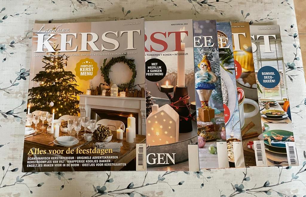 6x Landleven Kerst Magazine - Diverse Jaargangen, Ophalen, Gelezen, Overige typen