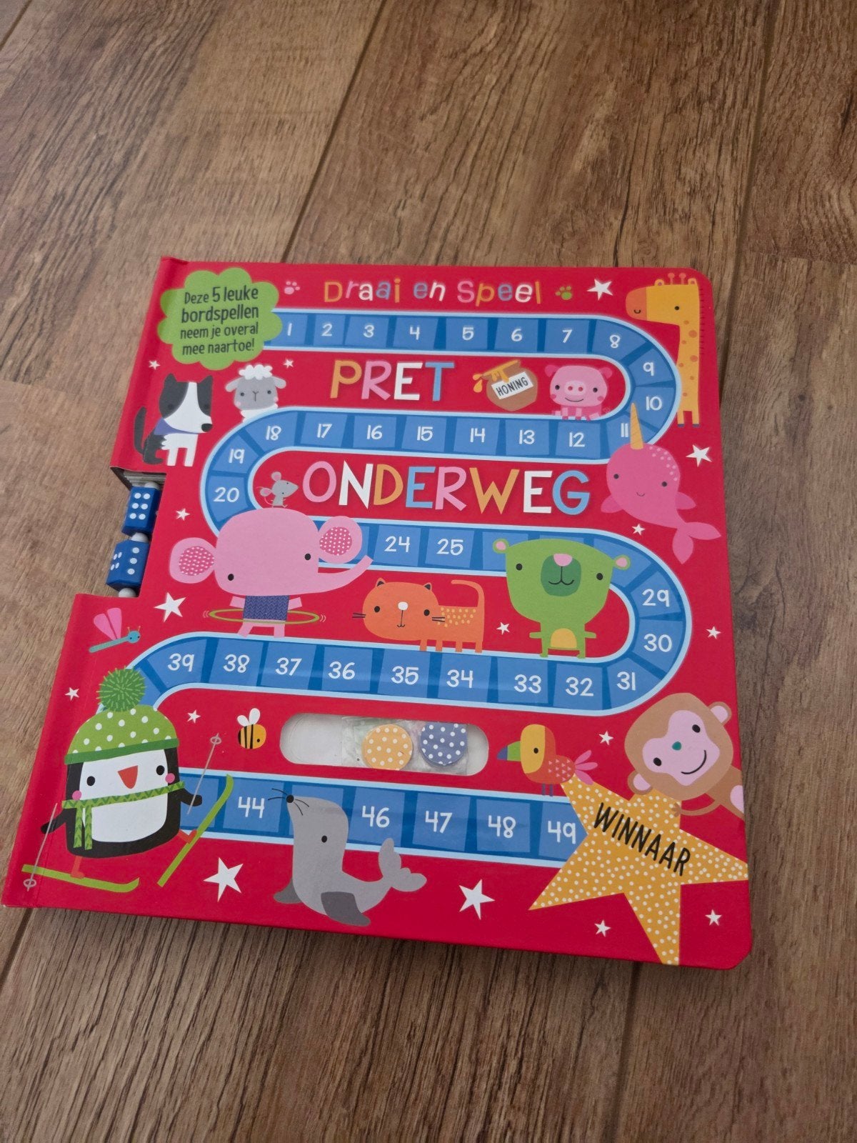 Draai en Speel: Pret Onderweg - Bordspellenboek, Hobby en Vrije tijd, Een of twee spelers, Ophalen, Zo goed als nieuw, Reisspel