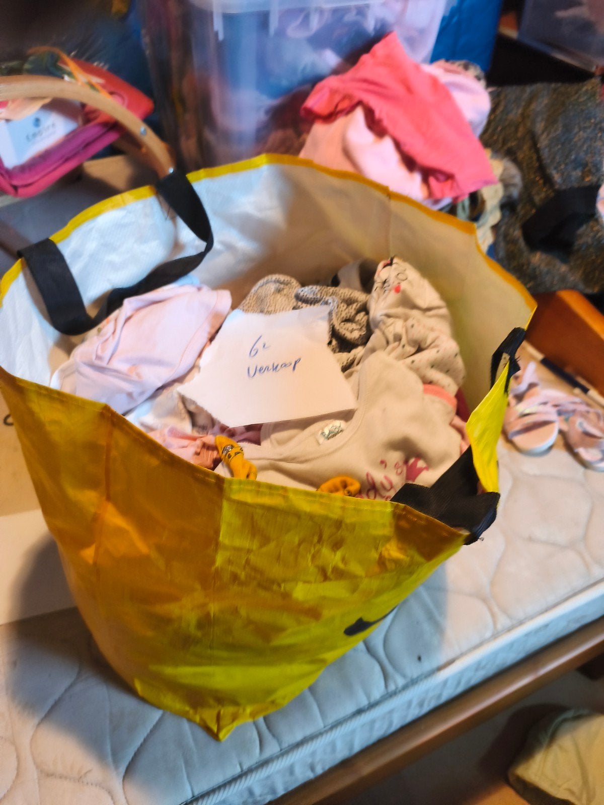 Grote tas vol meisjeskleding maat 62, Kinderen en Baby's, Ophalen of Verzenden, Gebruikt, Meisje
