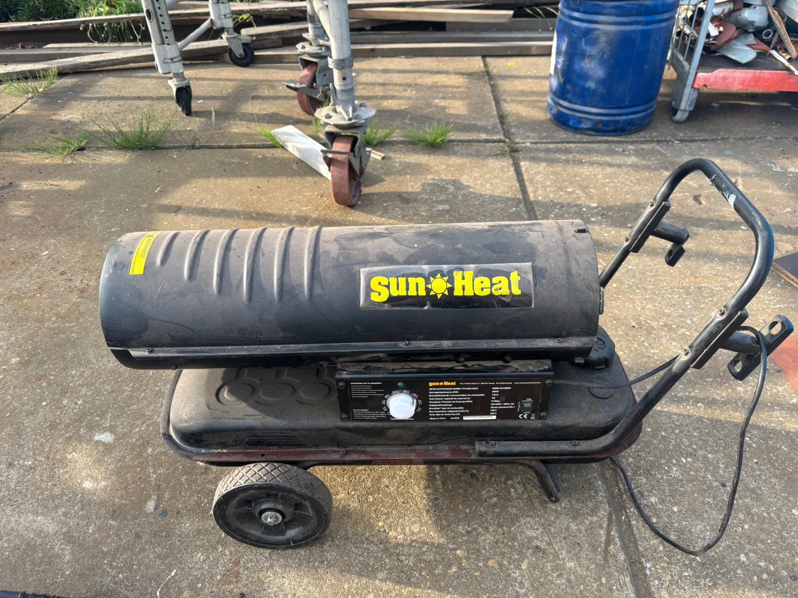 Sunheat diesel kachel heater 20kw, 100 liter of meer, Ophalen, Zo goed als nieuw