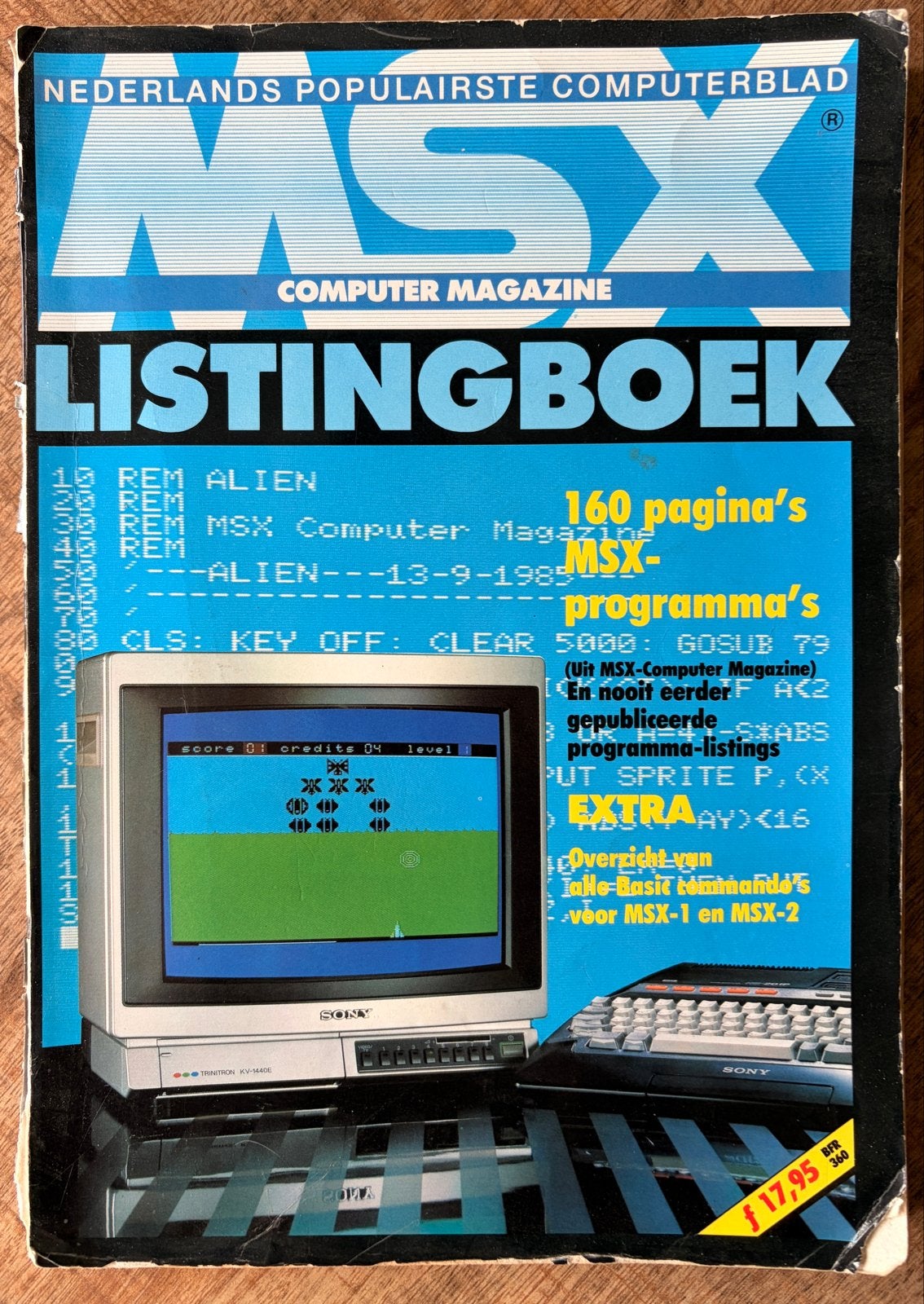 MSX Computer Magazine Listingboek - 160 pagina's MSX-program, Ophalen of Verzenden, Gelezen, Overige typen