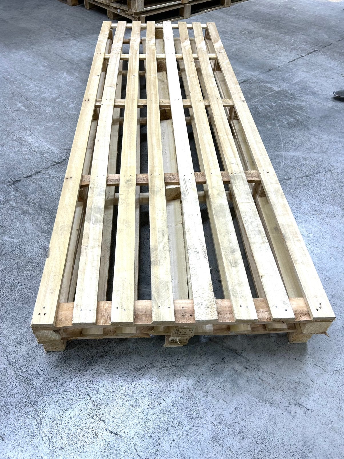 Grote pallets 290 cm lang en 1 m breed., Doe-het-zelf en Verbouw, Hout en Planken, Ophalen of Verzenden, Zo goed als nieuw, 250 tot 300 cm