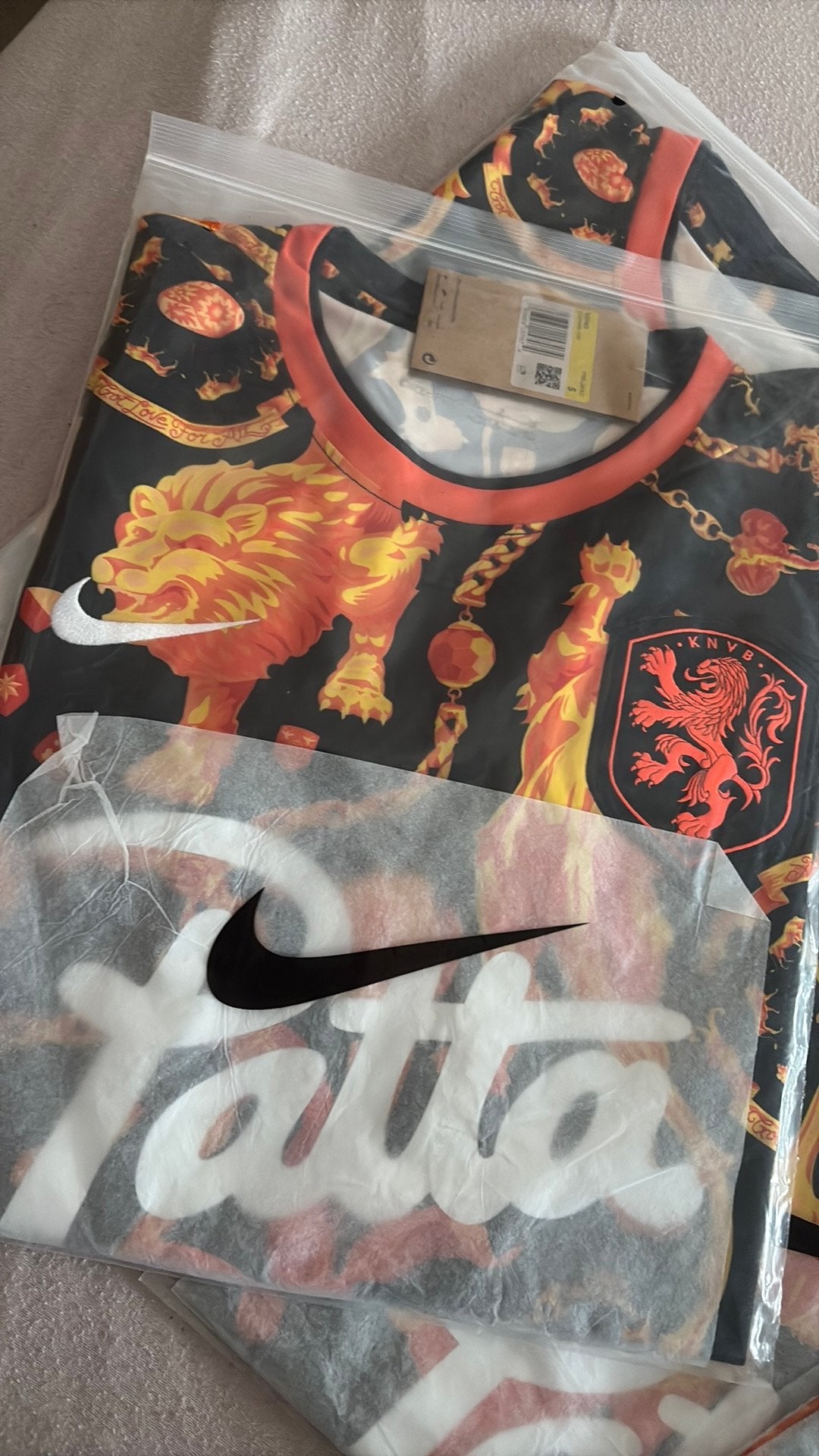 NL WARM UP SHIRT x PATTA, Sport en Fitness, Maat XL, Ophalen of Verzenden, Zo goed als nieuw, Shirt