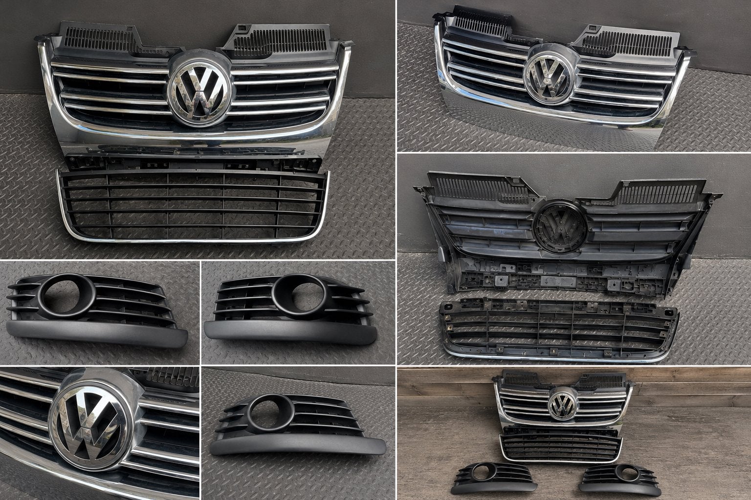 VW Golf 5 GT GTI Grille Set, Ophalen, Gebruikt, Bumper, Volkswagen