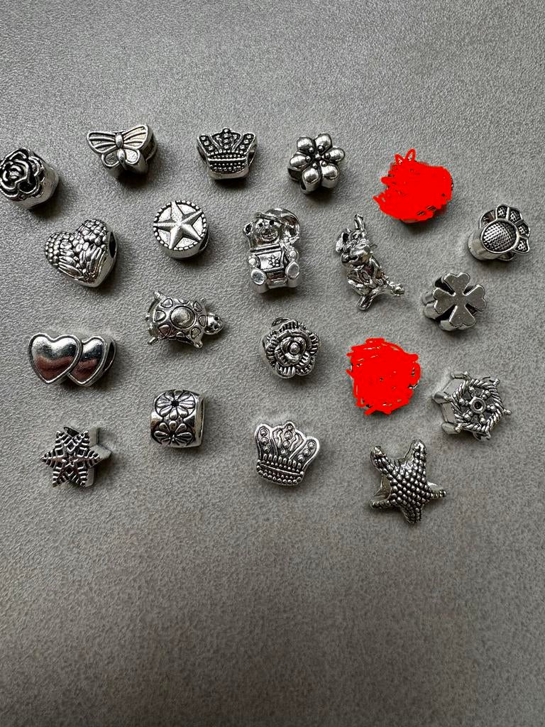 Verschillende Bedeltjes voor Pandora Armband of Ketting, Sieraden, Tassen en Uiterlijk, Bedels, Ophalen of Verzenden, Zo goed als nieuw