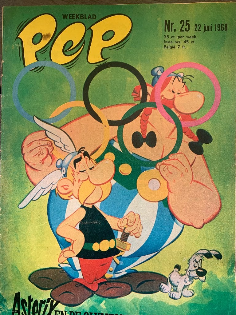 Weekblad PEP  NR. 25 - 22 juni 1968, Boeken, Eén stripboek, Ophalen of Verzenden, Gelezen