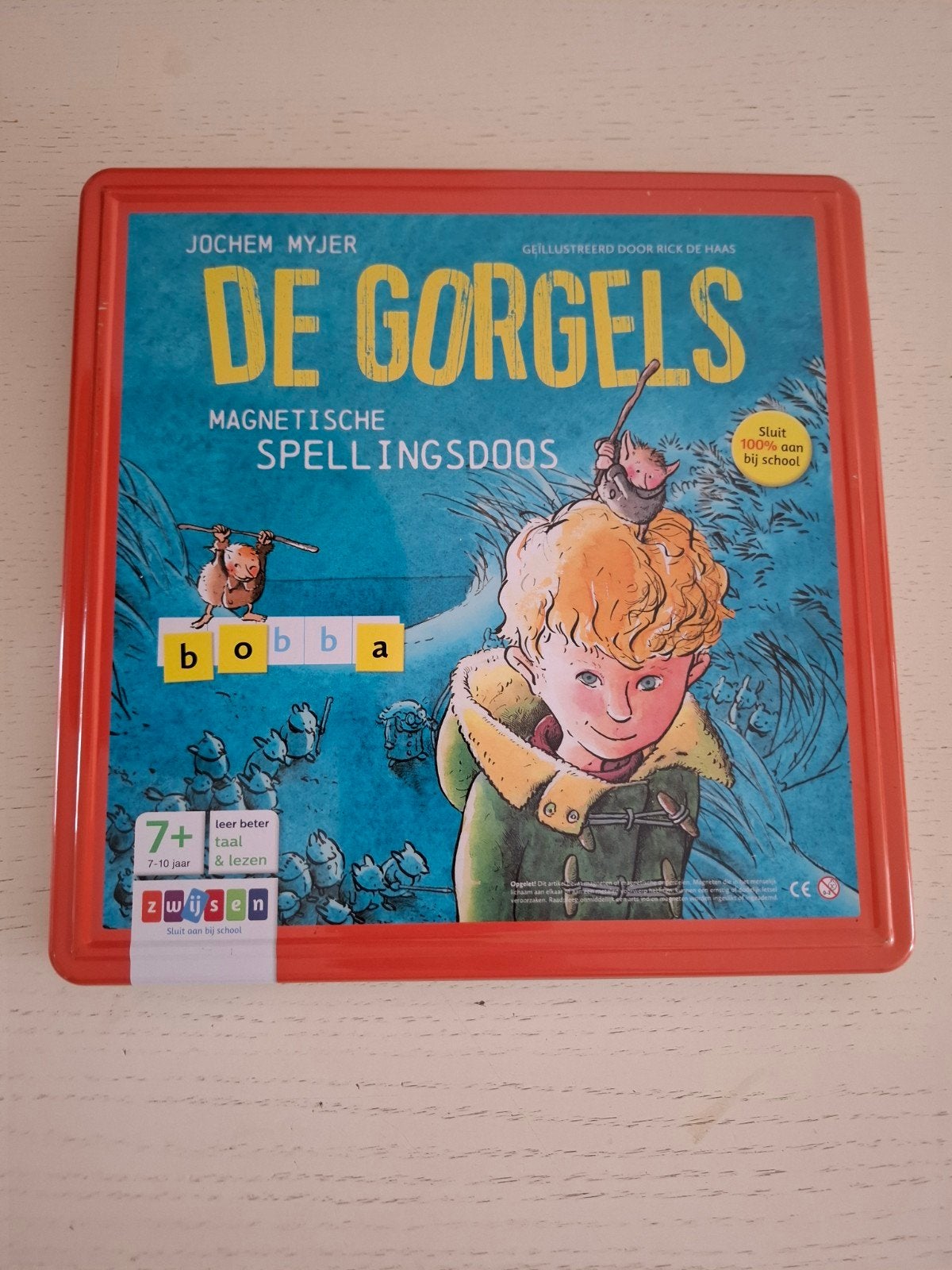 De Gorgels Magnetische Spellingsdoos - Leer Spellen, Ophalen of Verzenden, Zo goed als nieuw, Taal en Lezen