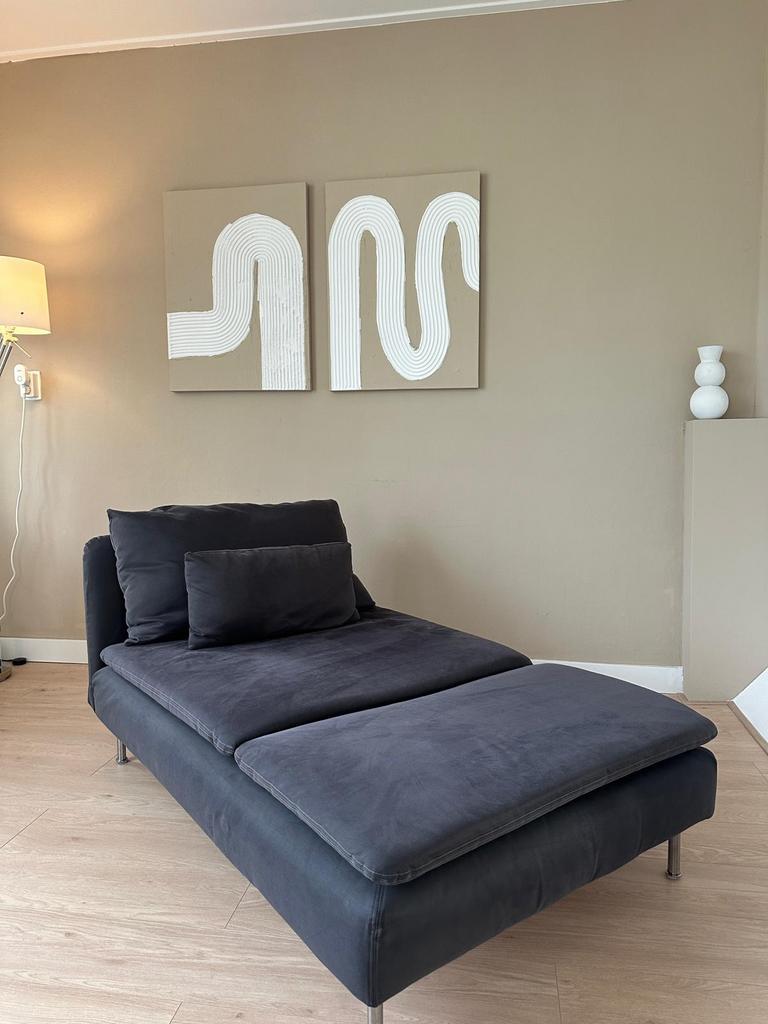 IKEA Söderhamn lounge bank · nauwelijks gebruikt, Ophalen, 90 cm, Tweepersoons, 190 cm of minder