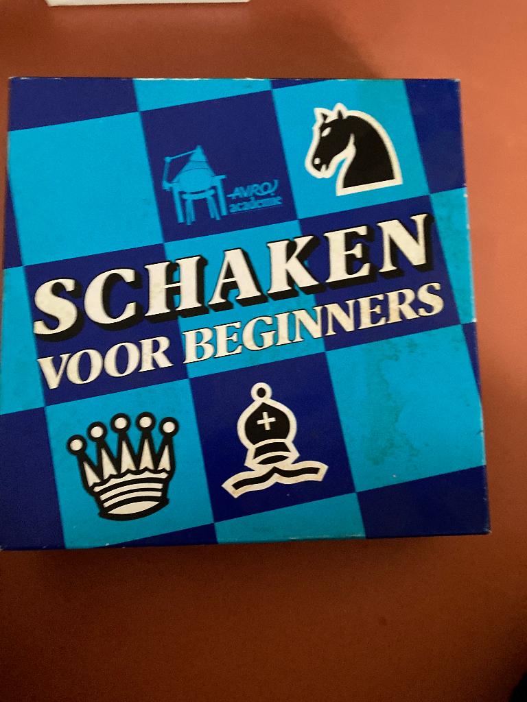 Schaken voor beginners., Ophalen of Verzenden, 500 t/m 1500 stukjes, Gebruikt, Schaken