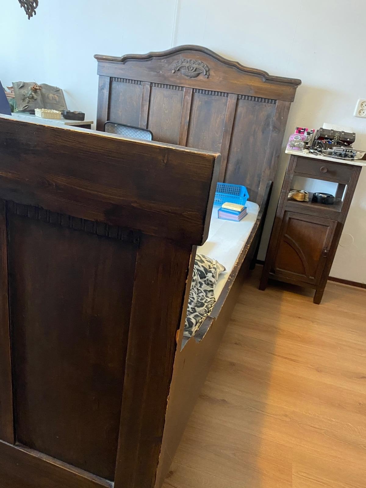 antieke slaapkamer, Antiek en Kunst, Ophalen of Verzenden
