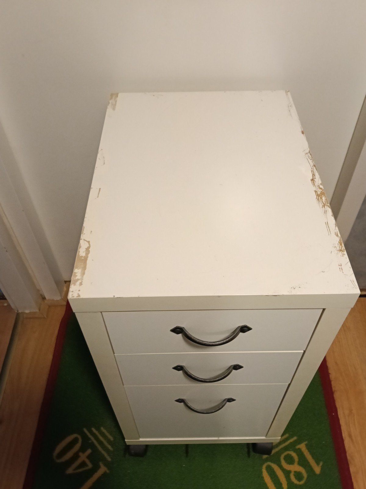 ladekast met 3 lades  wit, Huis en Inrichting, Kasten | Ladekasten, Ophalen, Minder dan 50 cm, Gebruikt, 3 of 4 laden