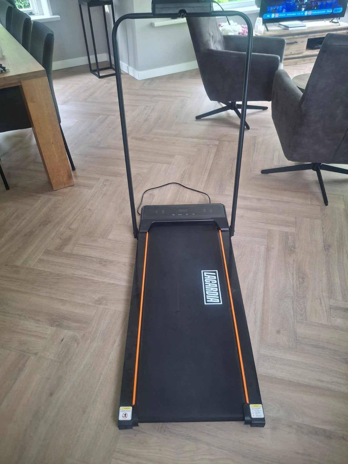 Lacardia loopband, Ophalen, Loopband