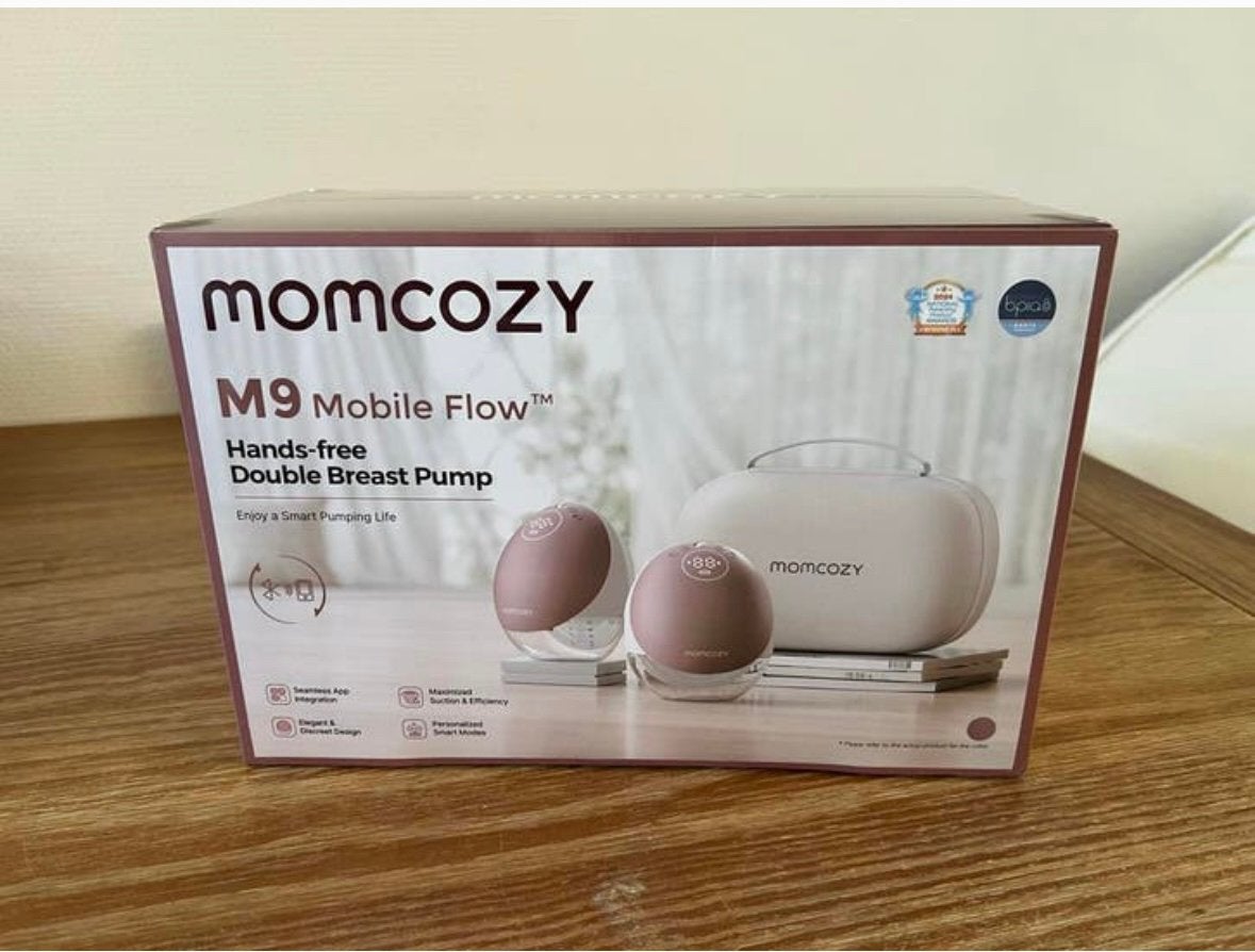 Momcozy M9 Handsfree Dubbele Borstkolf - Nieuw in doos!!, Ophalen, Zo goed als nieuw, Gehele gezicht