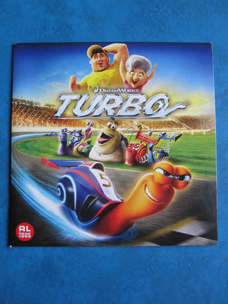 Turbo (2013), Tekenfilm, Nederlands, Ophalen of Verzenden, Zo goed als nieuw