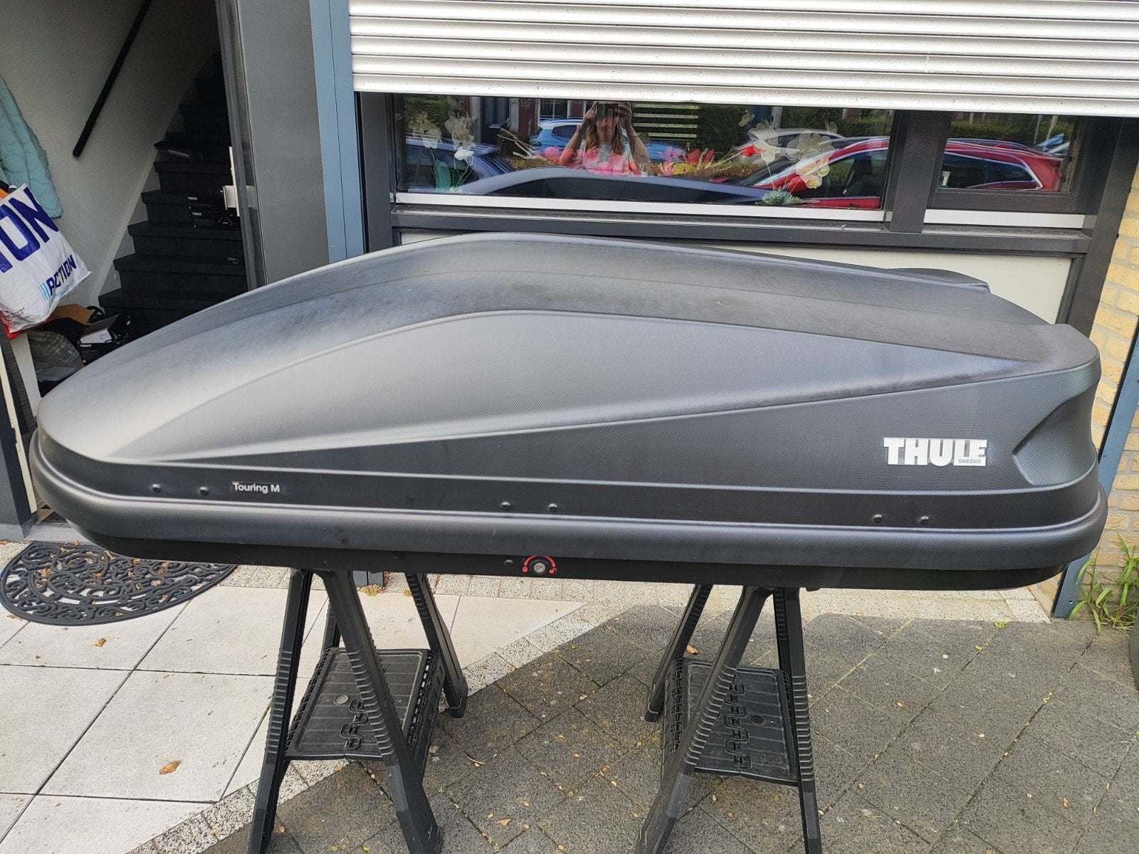 thule touring m dakkoffer, Auto diversen, Ophalen, Gebruikt