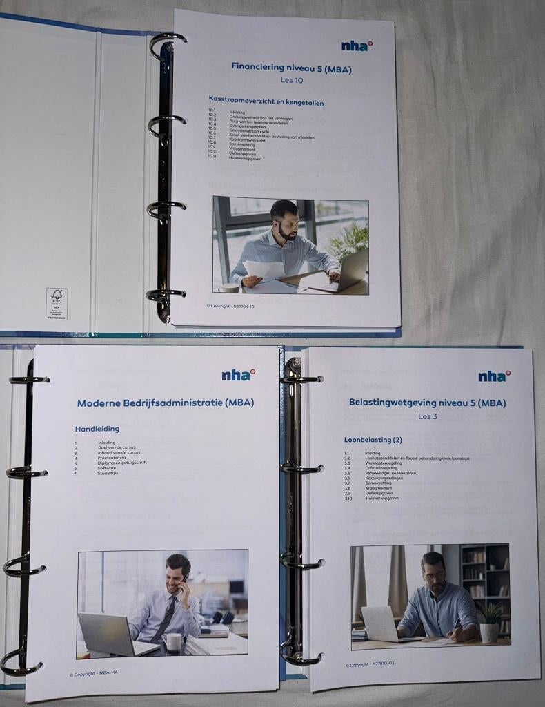 MBA Niveau 5 NHA – Complete set | Direct starten!, Boeken, Studieboeken en Cursussen, Ophalen of Verzenden, Beta, Nieuw
