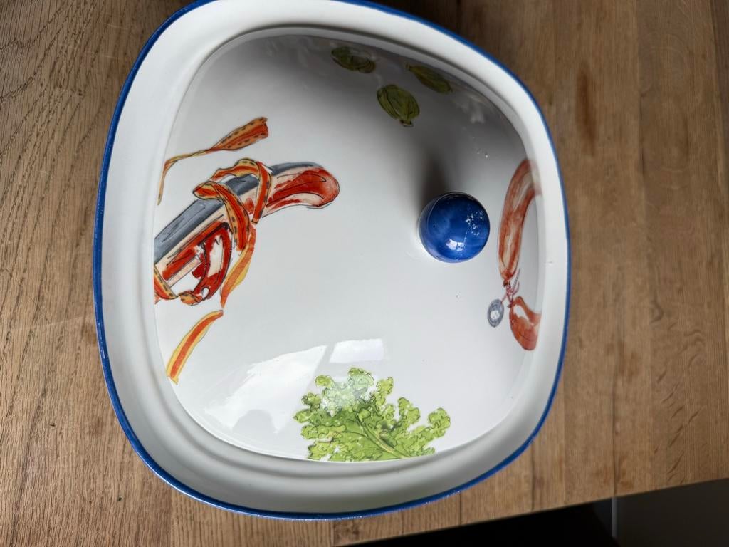 Alie Kruse-Kolk Keramische Terrine Groenten & Keukengerei, Ophalen of Verzenden