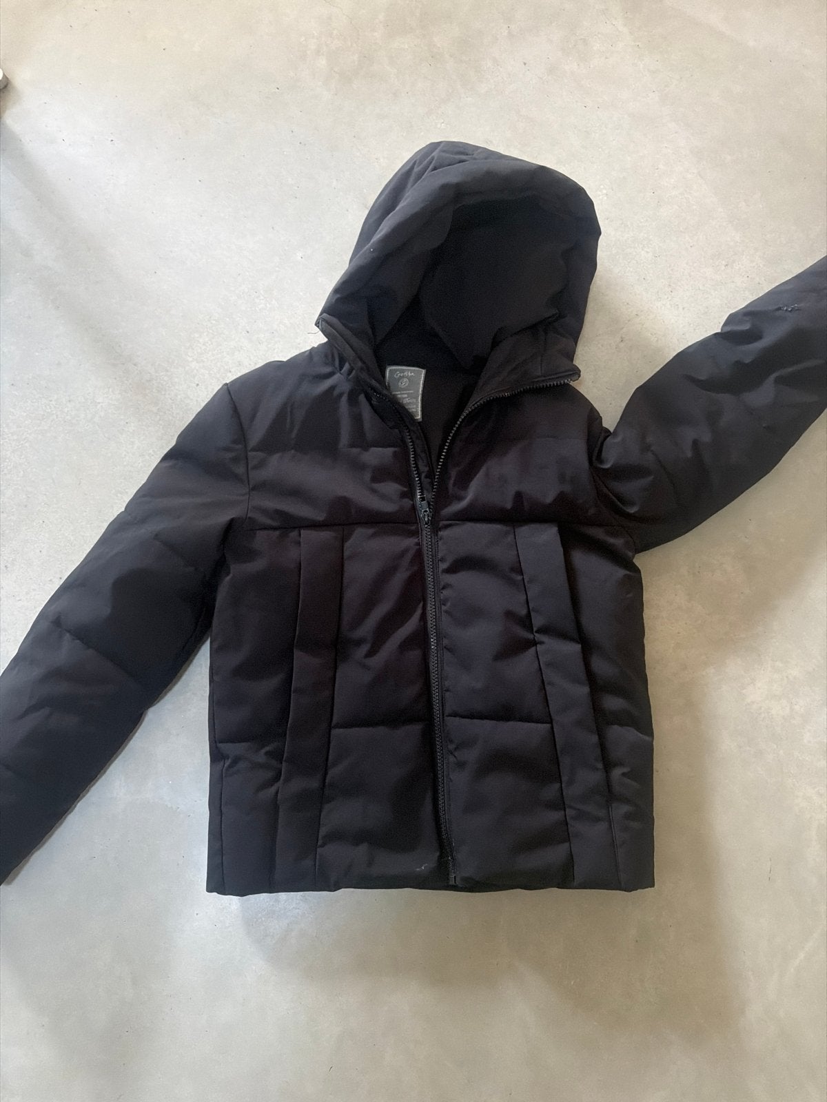 Geisha zwarte winterjas maat 152, Kinderen en Baby's, Ophalen of Verzenden, Gebruikt, Meisje, Jas