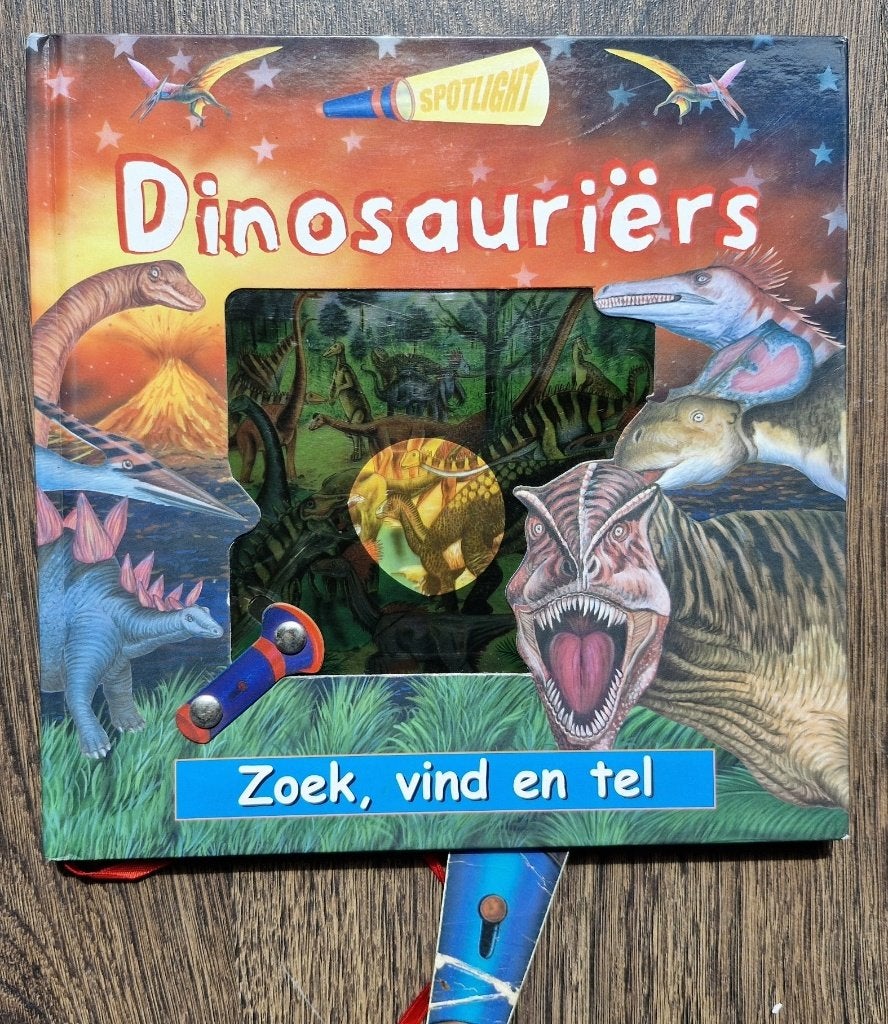 Spotlight Dinosauriërs: Zoek, vind en tel, Ophalen of Verzenden, Gelezen, Fictie algemeen