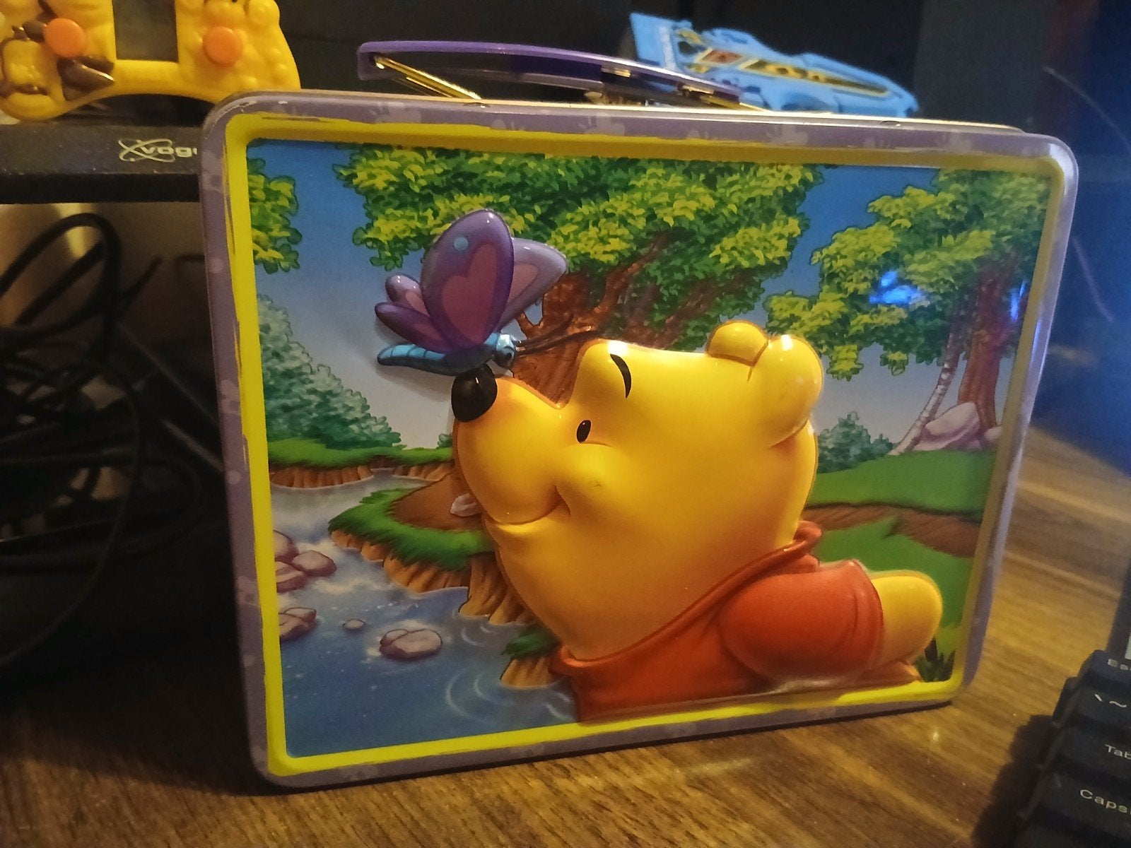 Disney poeh metalen koffertje, Ophalen of Verzenden, Rugtas, Minder dan 30 cm
