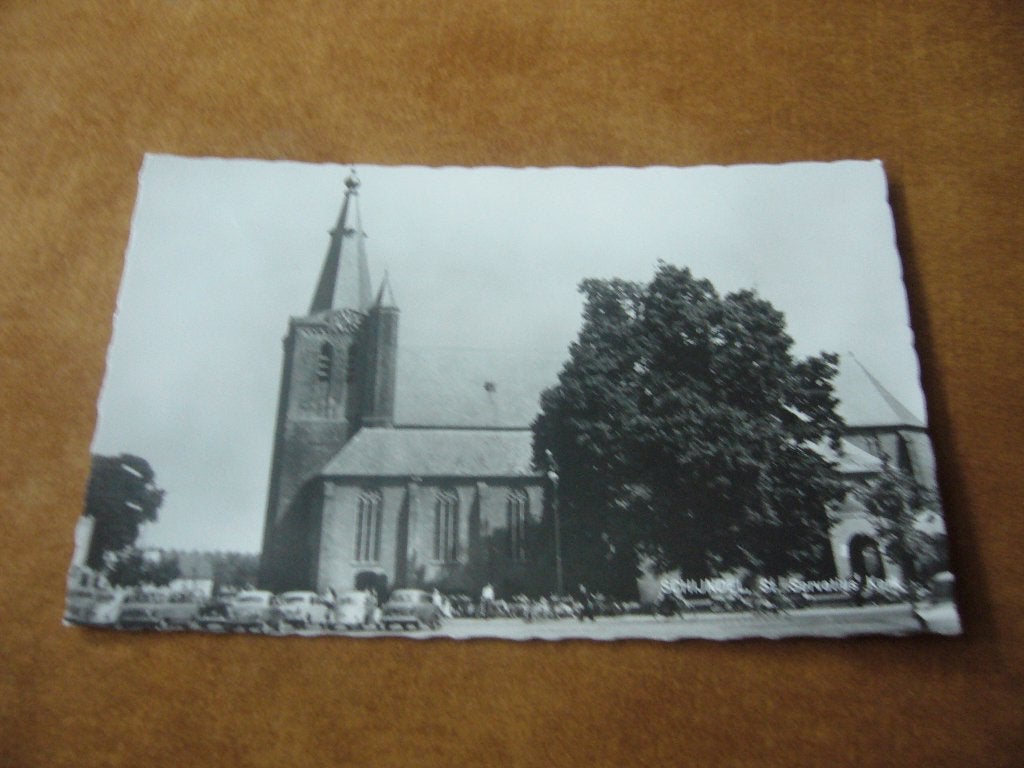 SCHIJNDEL  =  ST. SERVATIUS KERK, Ophalen of Verzenden, 1940 tot 1960, Ongelopen