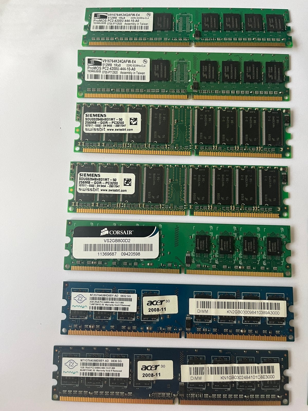 Geheugenmodules laptop & desktop, DDR4, Ophalen of Verzenden, Zo goed als nieuw, Divers