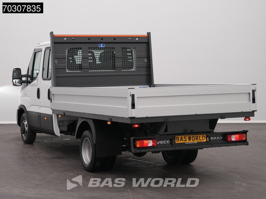 Iveco Daily 35C21 3.0L Open Laadbak Dubbel Cabine 210PK Dubb, Auto's, Bestelauto's, Automaat, Stof, Euro 6, 4 cilinders
