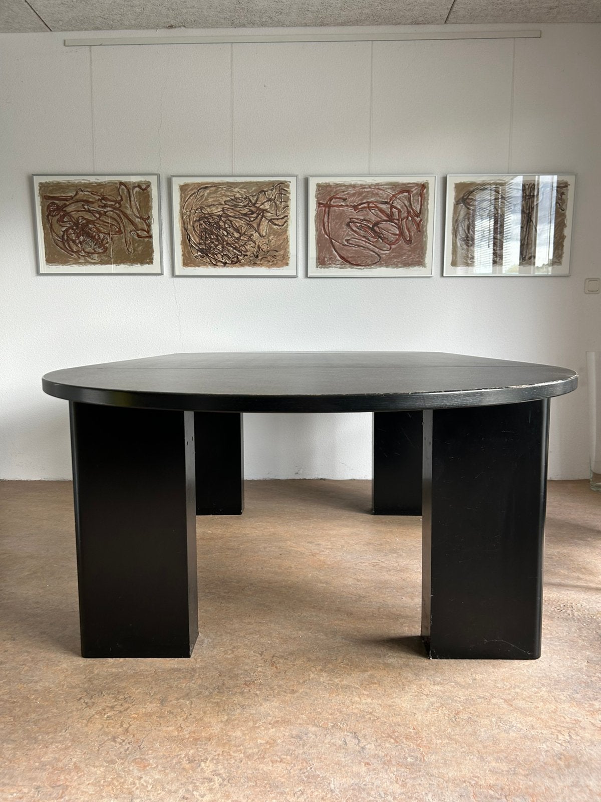 Royale directietafel (240x120), Huis en Inrichting, Tafels | Eettafels, Ophalen, Gebruikt, 100 tot 150 cm, 200 cm of meer