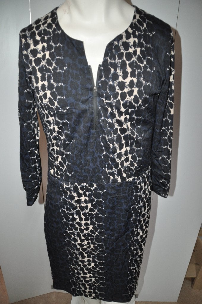 Ad4 My Pashion Jurk maat L Zwart Beige blauw, Blauw, Jurk, Ophalen of Verzenden, Zo goed als nieuw