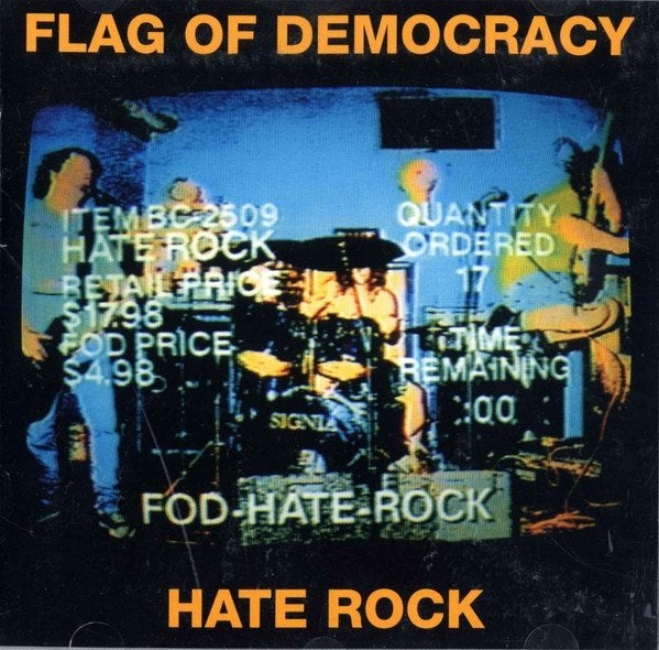 Ruil of koop Flag Of Democracy "Hate Rock" (CD 1994), Ophalen of Verzenden, Gebruikt, Punk Rock, Album