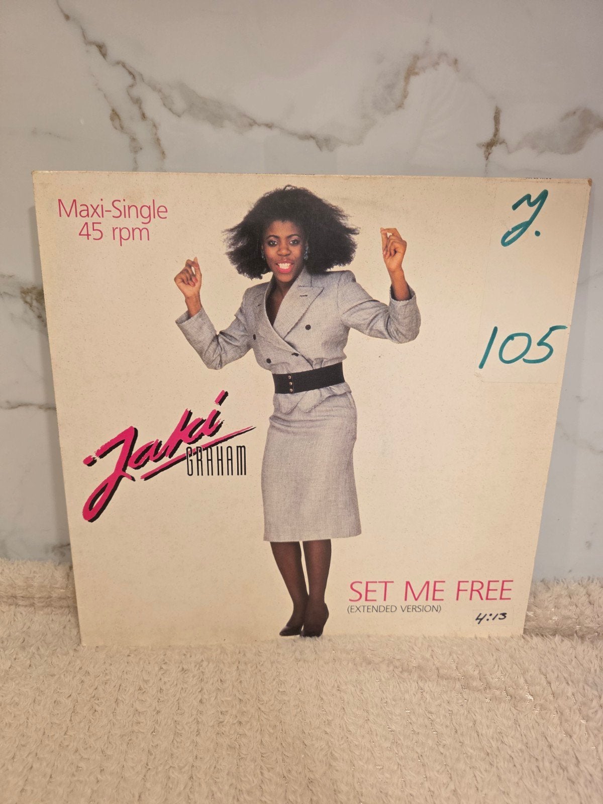 Jaki Graham – Set Me Free 12" Maxi, Ophalen of Verzenden, Gebruikt, 12 inch, Soul of Nu Soul