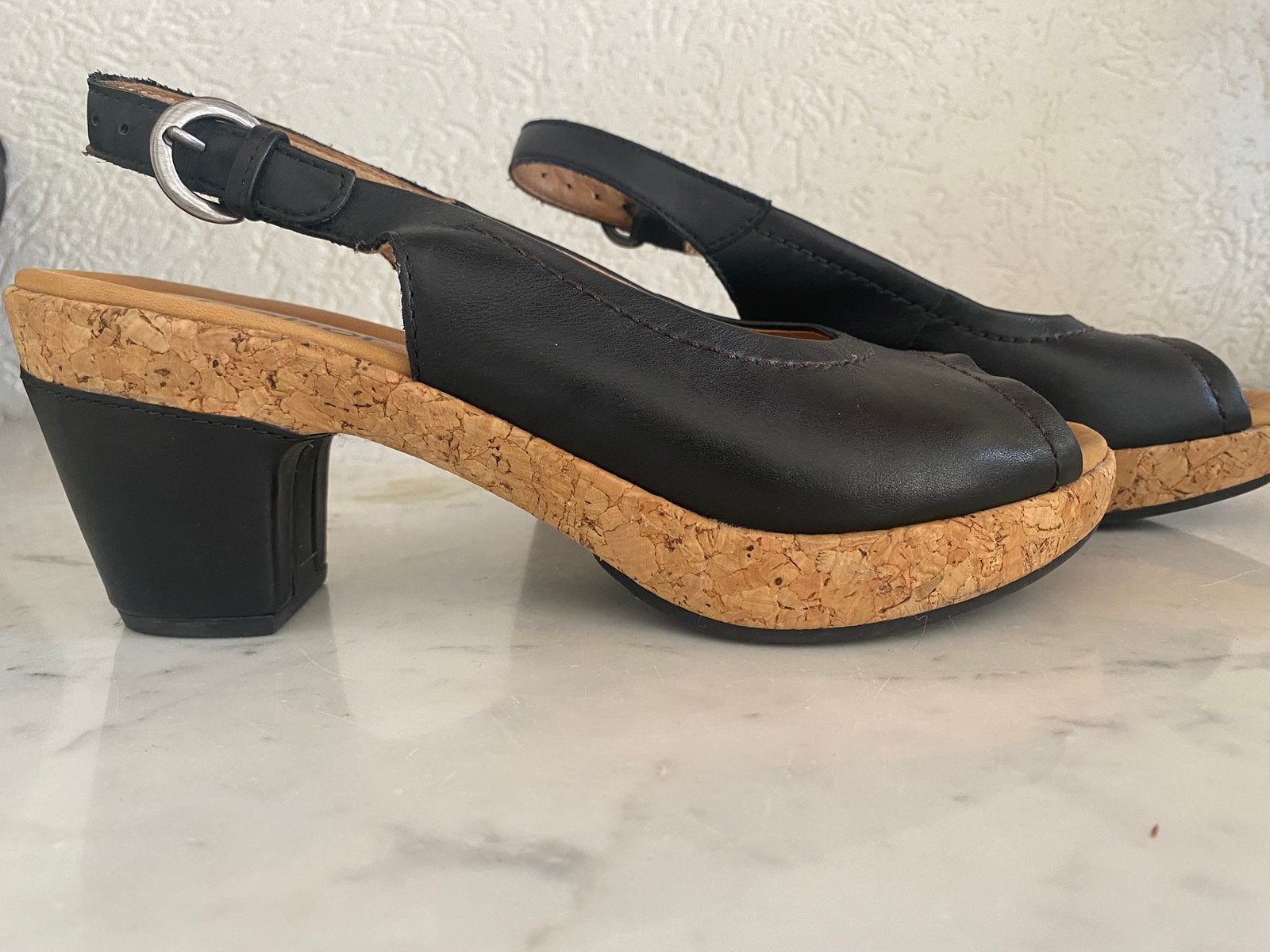 Mooie zomerschoenen., Ophalen, Zo goed als nieuw, Zwart, Sandalen of Muiltjes
