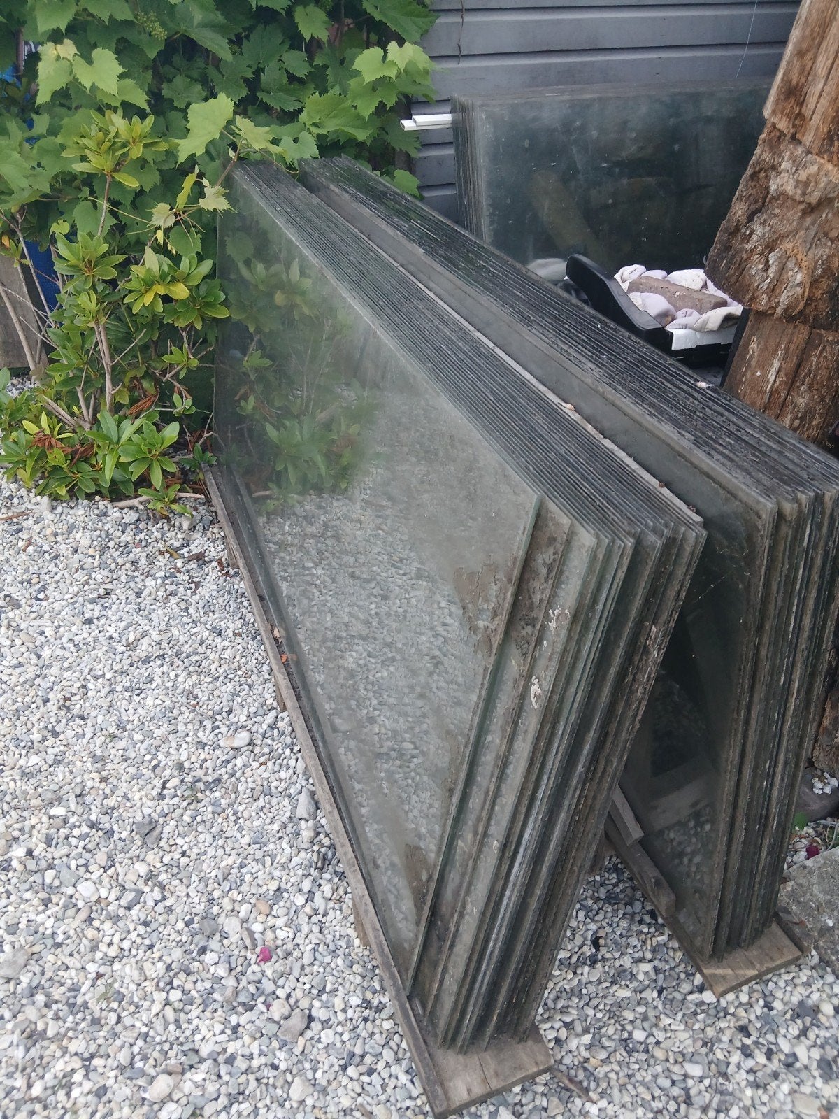Kasglas / tuindersglas, Ophalen, Glas, Aluminium
