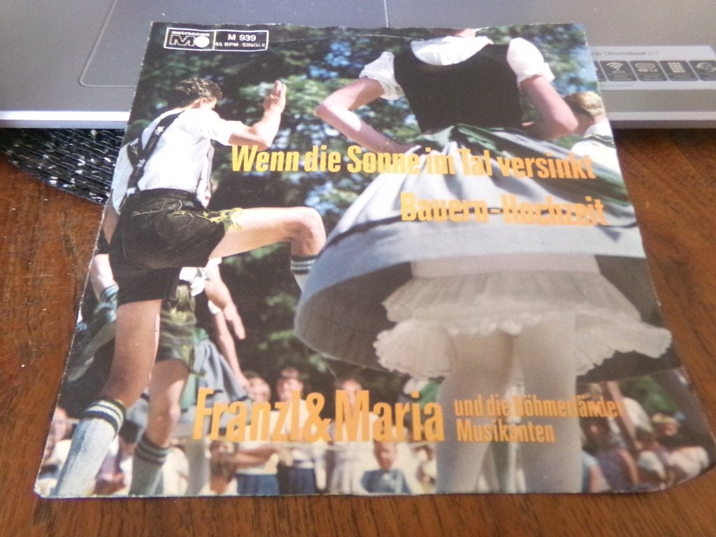 Zeldzaam - Franzl & Maria – Wenn Die Sonne Im Tal Versinkt, Cd's en Dvd's, Vinyl Singles, Ophalen of Verzenden, Gebruikt, Nederlandstalig