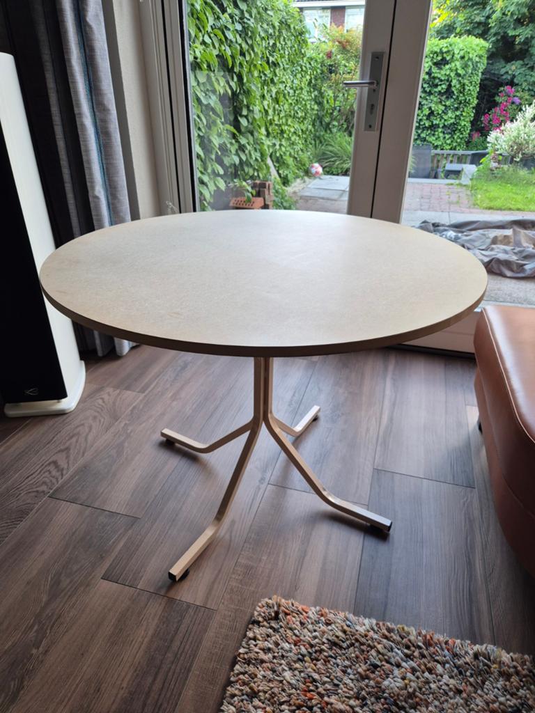 Eettafel of bijzettafel diameter 95cm, 72cm hoog, Huis en Inrichting, Tafels | Eettafels, Ophalen, Gebruikt, 50 tot 100 cm, Rond
